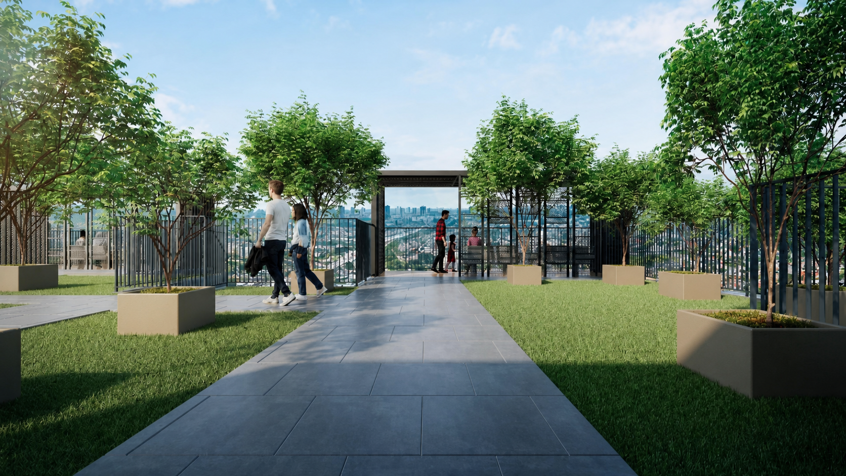 Artist impression of the sky garden